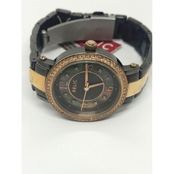 Relic Zr11787 Womens Stainless Steel Analog Dial Quartz Genuine Wrist Watch No81 - Picture 5 of 9